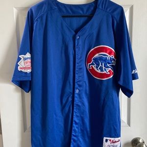 Blue Mens Cubs jersey